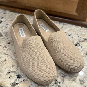 Steve Madden Sabin Size 8 Women's Flat Almond Toe Fabric Loafers Flats Stretch